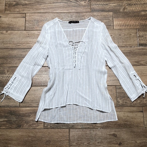 Zara Tops - ZARA shimmery tunic